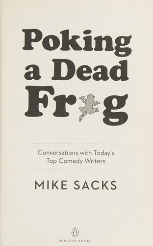 Cover of Poking a Dead Frog