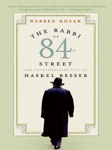 Cover of The Rabbi of 84th Street
